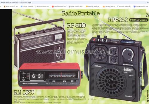 Stereocast AC-DC 2 Way Power RP 8110; Sanyo Electric Co. (ID = 3076260) Radio