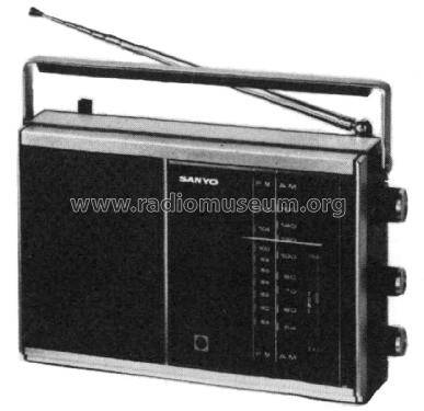 Solid State FM/AM Portable Radio with IC 10F-812; Sanyo Electric Co. (ID = 2998232) Radio