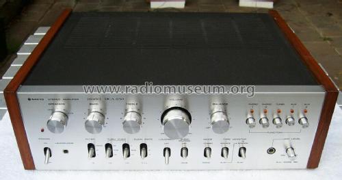 Stereo Amplifier DCA-650; Sanyo Electric Co. (ID = 2604291) Ampl/Mixer