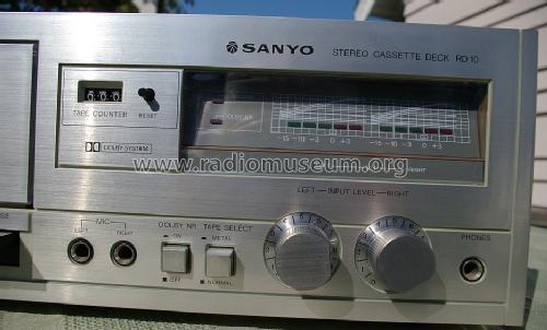 Stereo Cassette Deck RD10; Sanyo Electric Co. (ID = 1516326) R-Player