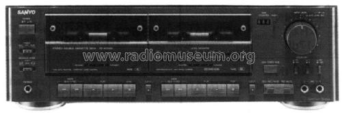 Stereo Double Cassette Deck RD W8500; Sanyo Electric Co. (ID = 1499950) R-Player