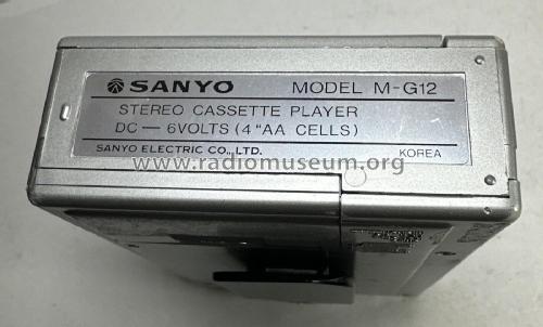 Stereo Cassette Player M-G12; Sanyo Electric Co. (ID = 2988796) R-Player