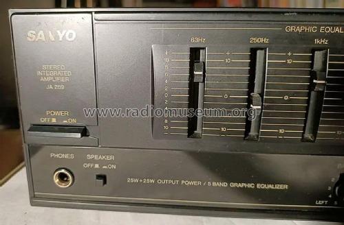 Stereo Integrated Amplifier JA289; Sanyo Electric Co. (ID = 3011253) Ampl/Mixer