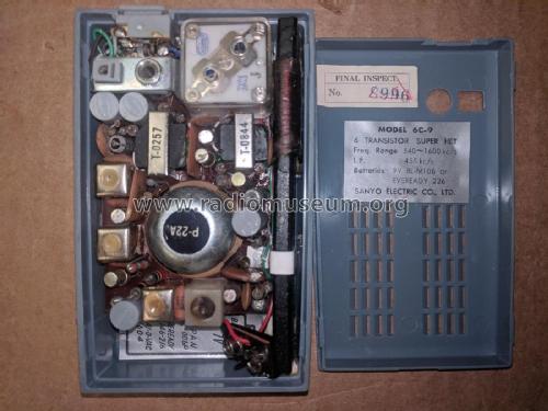 Transistor 6 6C-9; Sanyo Electric Co. (ID = 2278007) Radio