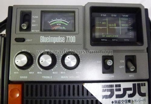 Transworld Blueimpulse 7700 RP-7700 Radio Sanyo Electric Co.  |Radiomuseum.org