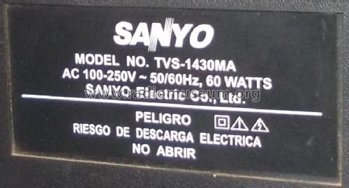 TVS-1430MA; Sanyo Electric Co. (ID = 2023206) Television