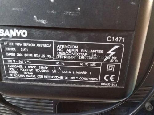 C1471 Ch= 2094 Serie EC-1 LC 96; Sanyo España, Sonitr (ID = 3110950) Television