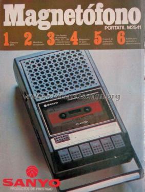 Cassette Tape Recorder M2541Z; Sanyo España, Eurotr (ID = 3082823) R-Player