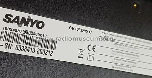 CE15LD95-C; Sanyo España, Sonitr (ID = 3111203) Television