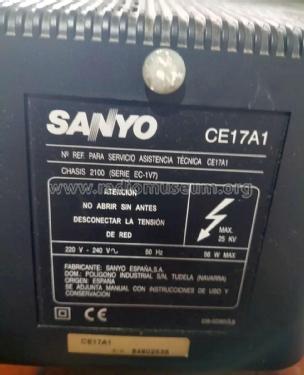 CE17A1 Ch= 2100 serie EC-1V7; Sanyo España, Eurotr (ID = 3080856) Television