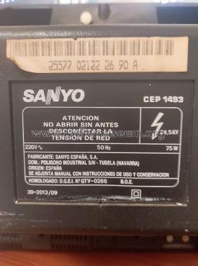 CEP 1493 ; Sanyo España, Sonitr (ID = 3112206) Television