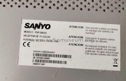 PDP-50WS5; Sanyo España, Sonitr (ID = 3111298) Television