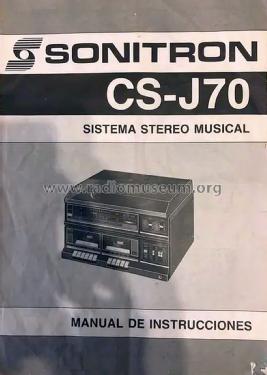 Sonitrón Stereo Music System CS-J70; Sanyo España, Sonitr (ID = 3108892) Radio