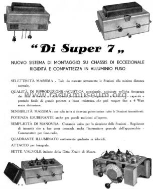 10 Ch= Di Super 7; Savigliano, Officine (ID = 788253) Radio