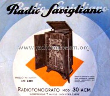 30ACM; Savigliano, Officine (ID = 785034) Radio