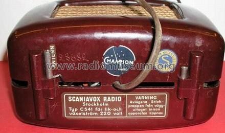 Piccolo C541; Scaniavox, T.D. (ID = 1074874) Radio
