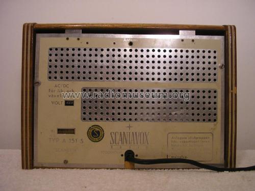 Scanette A151S; Scaniavox, T.D. (ID = 1960305) Radio