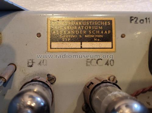 Aequiphon Leistungsverstärker LV20/3a; Schaaf, Alexander, (ID = 2791157) Ampl/Mixer