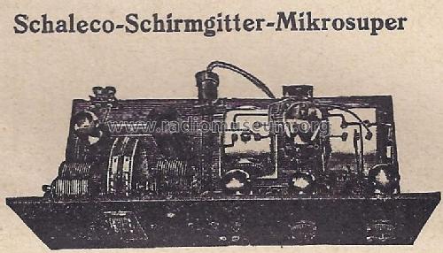 5-Röhren-Schaleco-Schirmgitter Mikrosuper; Schaleco - Schackow, (ID = 1522003) Radio