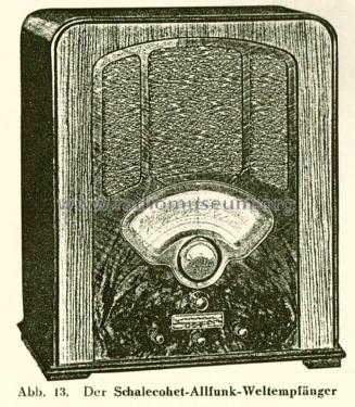 Schalecohet Allfunk 7MW ; Schaleco - Schackow, (ID = 1968617) Radio