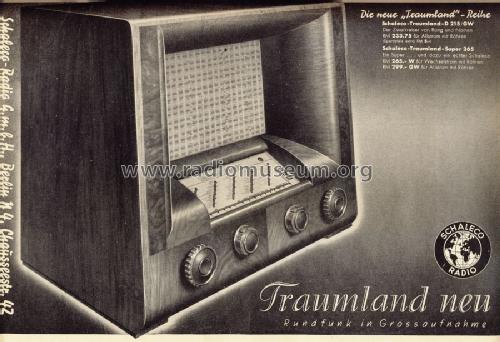 Traumland D265GW Super; Schaleco - Schackow, (ID = 1271497) Radio