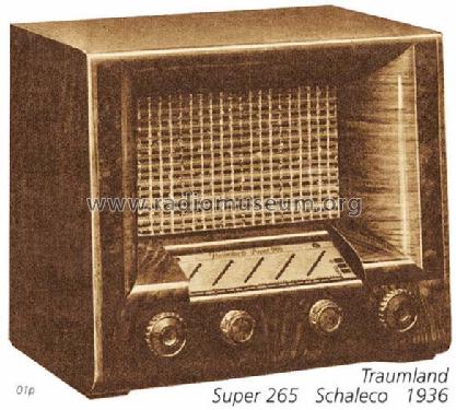 Traumland D265GW Super; Schaleco - Schackow, (ID = 783) Radio