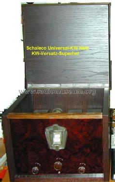 Kurzwellen-Superheterodyne W; Schaleco - Schackow, (ID = 317181) Kit