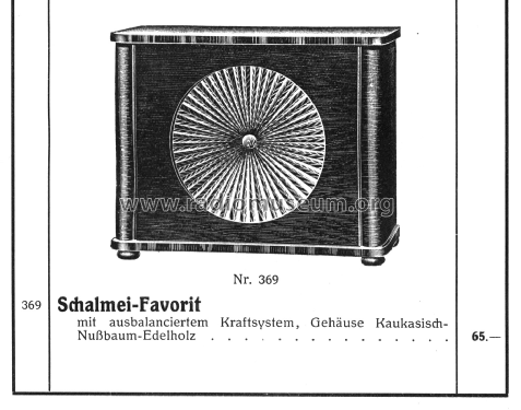 Schalmei Favorit ; Schalmei-Fabrikate (ID = 2745130) Speaker-P