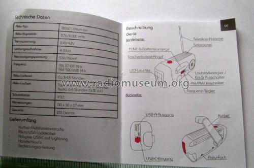Kurbel- Solar- Multifunktionsradio Art.-Nr. 903556; Schaub Lorenz (ID = 3099214) Radio