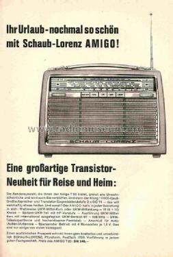 Amigo T20K; Schaub und Schaub- (ID = 742899) Radio