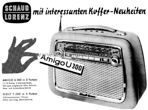 Amigo U300 Type 30080 / 30081; Schaub und Schaub- (ID = 2706677) Radio