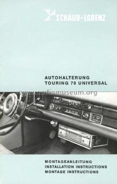 Autohalterung Touring 70/80 Universal 790506; Schaub und Schaub- (ID = 1984583) Diversos