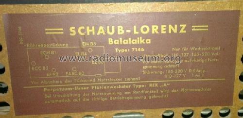 Balalaika 7146; Schaub und Schaub- (ID = 1386357) Radio