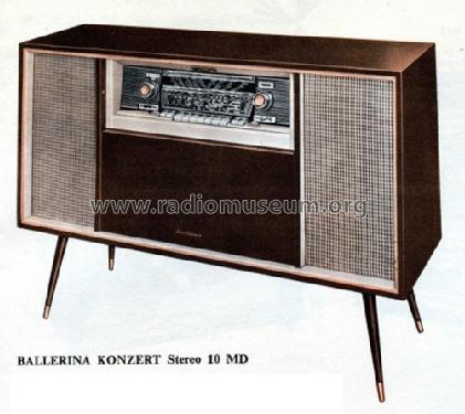 Ballerina Konzert Stereo 10MD 45152; Schaub und Schaub- (ID = 294475) Radio