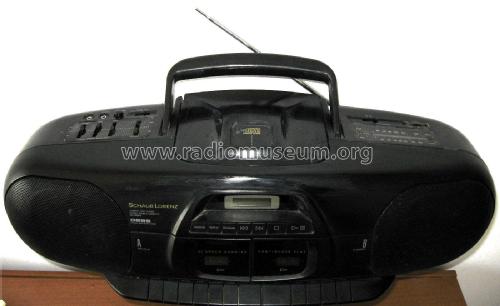 Compact Disc Player - Stereo Dual Cassette Recorder RCR-87; Schaub und Schaub- (ID = 2382129) Radio