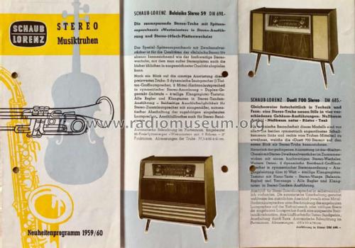 Duett 700 Stereo; Schaub und Schaub- (ID = 3086700) Radio