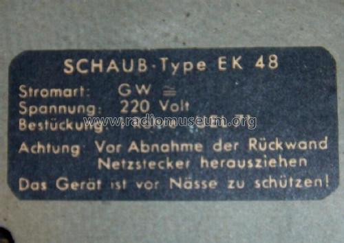 EK48-UEL71; Schaub und Schaub- (ID = 431407) Radio