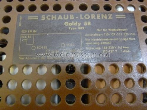 Goldy 58 3020; Schaub und Schaub- (ID = 1111017) Radio