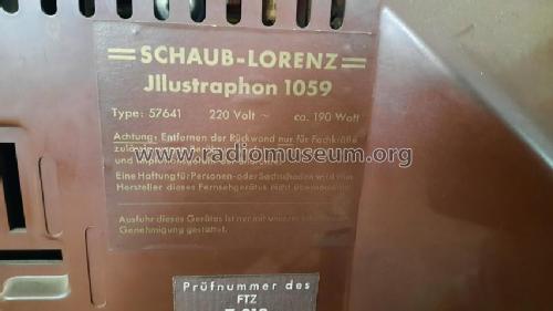 Illustraphon 1059 57640/57641; Schaub und Schaub- (ID = 3090512) Television