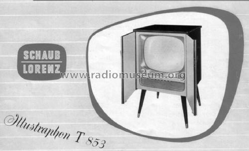 Illustraphon T853 51340; Schaub und Schaub- (ID = 132714) Television