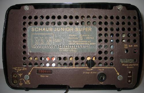 Junior II KML; Schaub und Schaub- (ID = 1521146) Radio