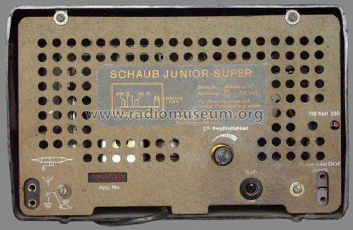 Junior-Super ; Schaub und Schaub- (ID = 1424047) Radio