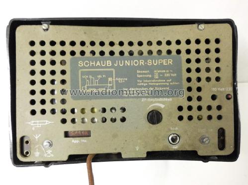 Junior-Super ; Schaub und Schaub- (ID = 1506791) Radio