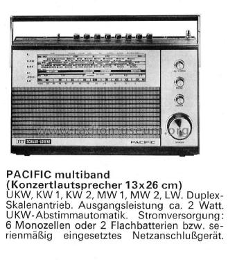 Pacific multiband ; Schaub und Schaub- (ID = 1195585) Radio