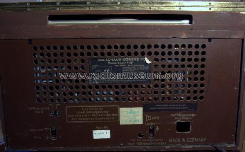 Phono-Super T60 03651; Schaub und Schaub- (ID = 956928) Radio