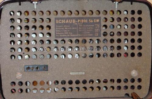 Pirol 56GW; Schaub und Schaub- (ID = 3510) Radio