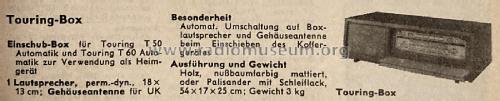 Touring-Box T50, T60 93120171; Schaub und Schaub- (ID = 3085914) Misc