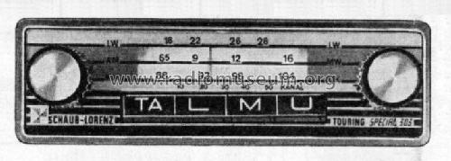 Touring Special 303; Schaub und Schaub- (ID = 89478) Car Radio