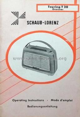 Touring T20 Overseas; Schaub und Schaub- (ID = 2117172) Radio