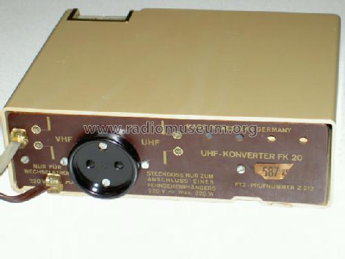 UHF-Konverter FK20; Schaub und Schaub- (ID = 649699) Adapteur